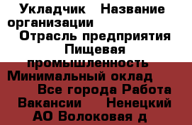 Укладчик › Название организации ­ Fusion Service › Отрасль предприятия ­ Пищевая промышленность › Минимальный оклад ­ 15 000 - Все города Работа » Вакансии   . Ненецкий АО,Волоковая д.